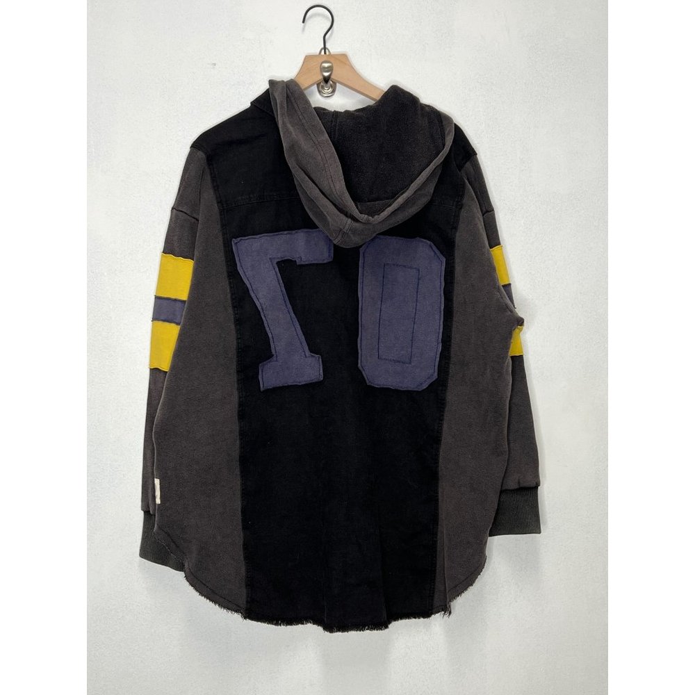 Free People Black and Yellow Rugby Shirt - Picture 3 of 5